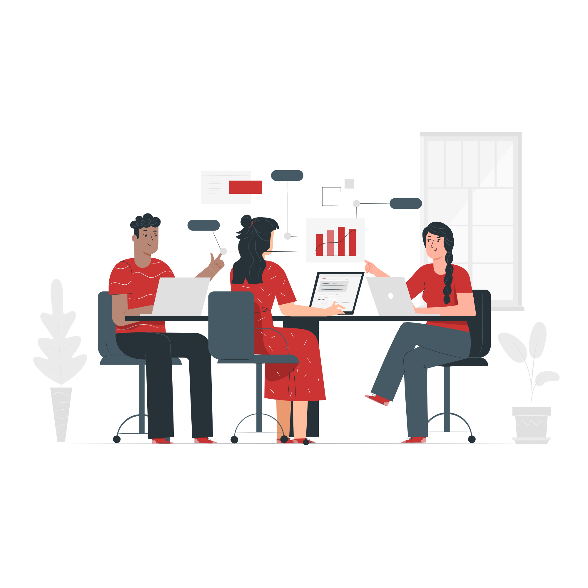 equipe trabalhando vetor equipe trabalhando link building