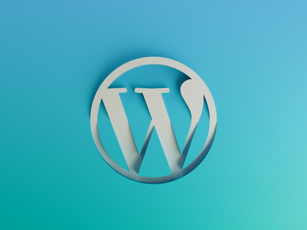 símbolo wordpress