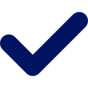 icone azul de check experta