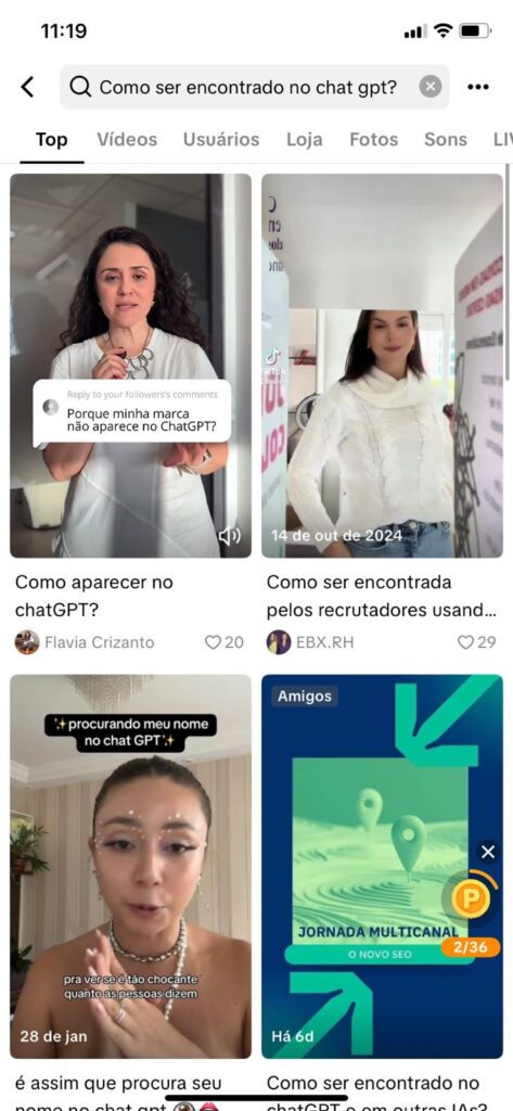 Postagens sobre como parece ni ChatGPT